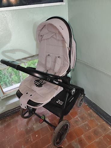 chicco echo: Коляска, Другой бренд, цвет - Серебристый, Б/у, Самовывоз — 2