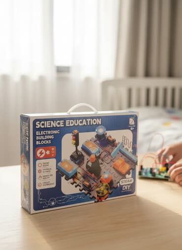 машина на управление: Набор для экспериментов Science Education — Electronic Building Blocks — 1