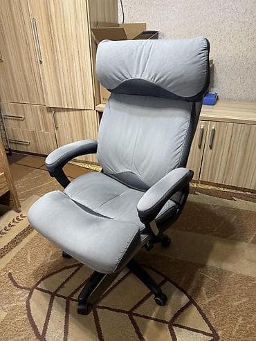 Офисное кресло, Б/у, С колесиками, цвет - Серый, Велюр, Самовывоз, Платная доставка — 2