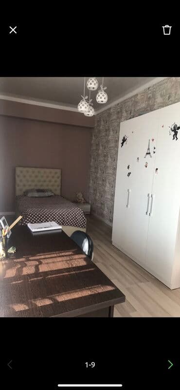 сдам квартиру в бишкеке сопственник: 3 комнаты, Собственник, С мебелью полностью — 9