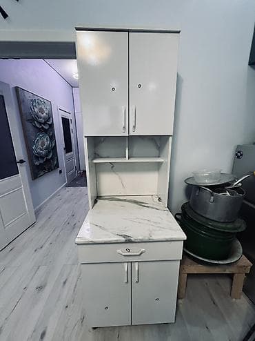 шкаф пекарский: Кухонный шкаф, Б/у, Напольный, Без мойки — 1