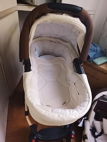 Коляски: Детская коляска 2 в 1 Babystone Z1 - Модульная система: люлька для — 2