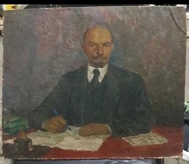 Дом и сад: Продаю портреты Ленина!Состояние и размеры разные — 6