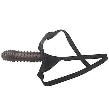 Страпон с выпуклыми усиками Поможет произвести на партнера