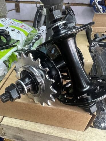 запчасти велосипедов в бишкеке: ✅задний передний тулка для фикс 36 спиц — 1