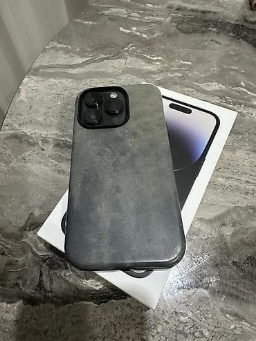 poco х7: IPhone 14 Pro, Б/у, Space Gray, Коробка — 1