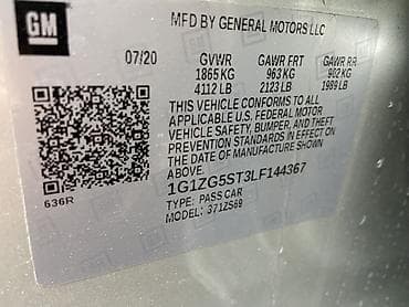 silver sport: Chevrolet Malibu: 2021 г., 1.5 л, Автомат, Бензин, Седан — 7