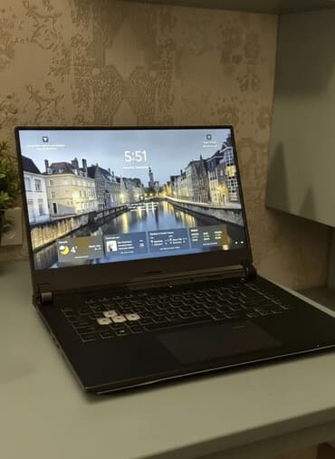 ноутбук 2060: Ноутбук, Asus, 16 ГБ ОЭТ, AMD Ryzen 7, 16 ", Колдонулган, Оюндар үчүн, эс тутум SSD — 1