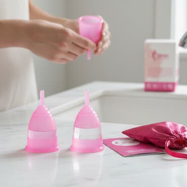 "LoveGoods": Менструальная чаша капа набор из 2 штук S + L Набор - 2 штуки S + L