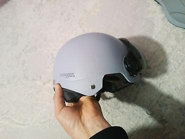часы железные: Продается шлем для электроскутера - Цвет: серый матовый - Встроенный — 1