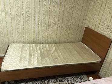 односпальная гарнитуры: Спальный гарнитур, Б/у, Односпальная кровать, Дерево, Самовывоз — 6