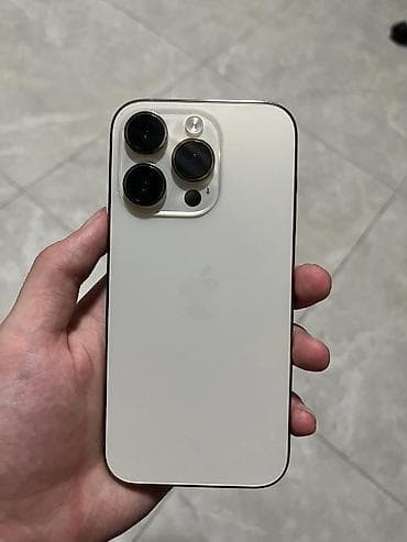 pixel 6: IPhone 14 Pro, Б/у, 256 ГБ, Desert Titanium, Чехол, 84 % — 1