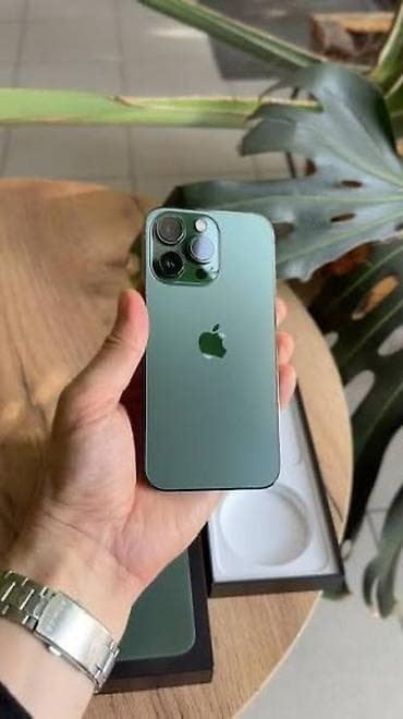 google pixel 9: IPhone 13 Pro, Б/у, 256 ГБ, Зеленый, Защитное стекло, Чехол, 83 % — 1