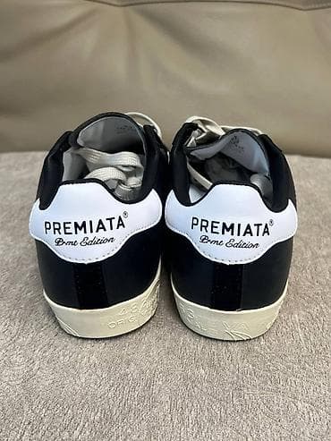 Личные вещи: Кроссовки Premiata Bespoke Trainers (модель Steven) - Цвет: черный с — 5