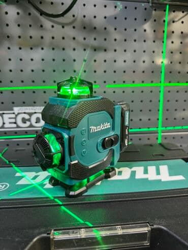 форсе набор инструментов: Лазерный уровень 4Д От: МАКИТА 16линий Полный комплект все что на — 1