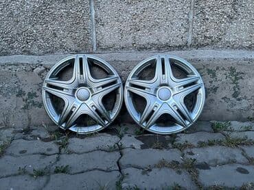 железные диски r18: Колпаки R 15, Б/у — 4