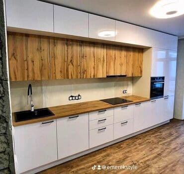 садовая мебель бишкек: Кухонный гарнитур, Новый, В рассрочку, цвет - Белый, МДФ, Бесплатная доставка — 10