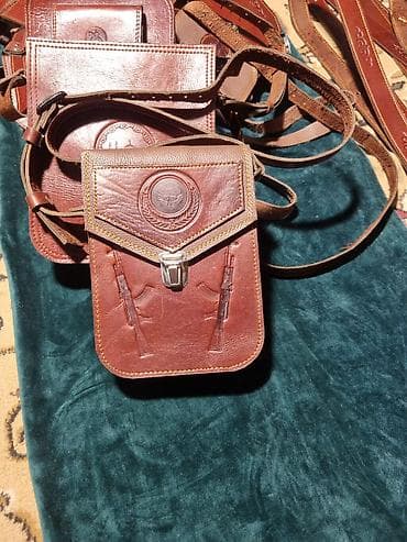 Кожаные сумки/подсумки через плечо ручной работы - Натуральная кожа