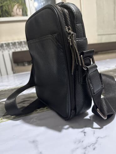 сумка мессенджер: Классическая сумка, Givenchy, Китай, Материал: Экокожа, Множество карманов, Мужские, Б/у — 7