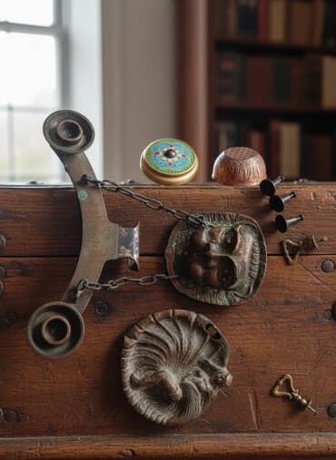 продаю медали: Медные настенные подсвечник,пепельница, также ручки для шкафа,и — 1