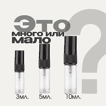 Представляем флаконы-атомайзеры для парфюмерии, доступные в объемах 3