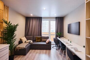 долгосрочные квартиры гоин: 1 комната, 20 м², С мебелью, Без мебели — 1