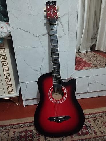 ушки для гитары: Акустическая гитара Sietal, форма дредноут с вырезом (cutaway). - — 1