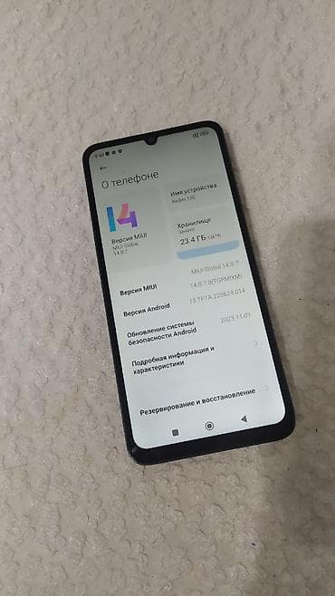 экраны: Redmi, Redmi 13C, Б/у, 128 ГБ, цвет - Серый, 2 SIM — 2