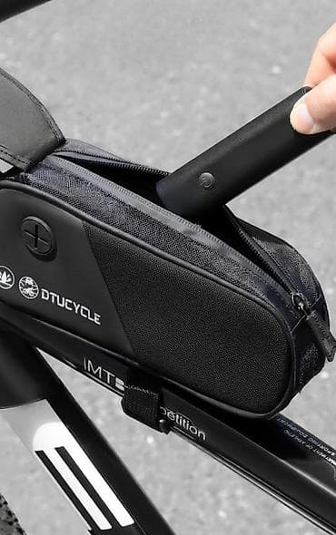 Велосипед аксессуарлары: Сумка на раму DTUCYCLE: 1л, Водонепроницаемая,Новая Забудьте о — 2