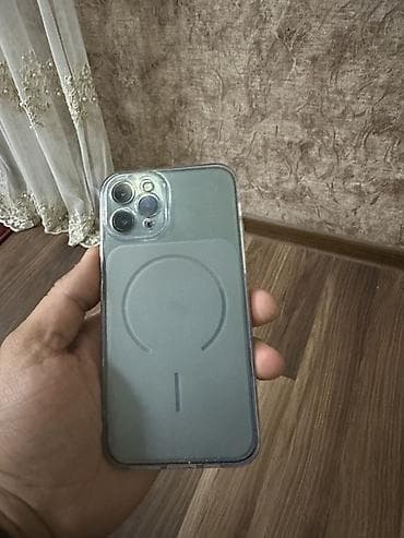 телефон айфон 1: IPhone 11 Pro, Б/у, 256 ГБ, Графит, Защитное стекло, 80 % — 2