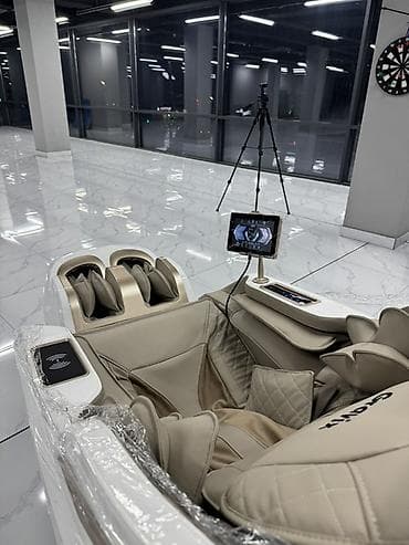 стопила: Массажное кресло, Новый, В рассрочку, Бесплатная доставка, цвет - Белый — 2