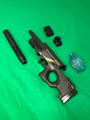 пистолет с арбизами: Орбизный Автомат AWM Стреляет-орбизами-гидрегелевые шарики Дальность — 3