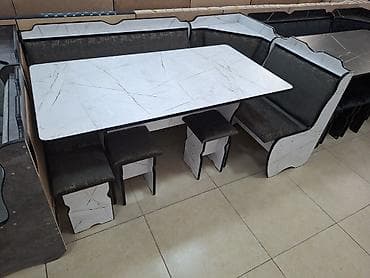 silver kitchen: Кухонный стол и стул, Новый, Платная доставка, цвет - Серый — 5