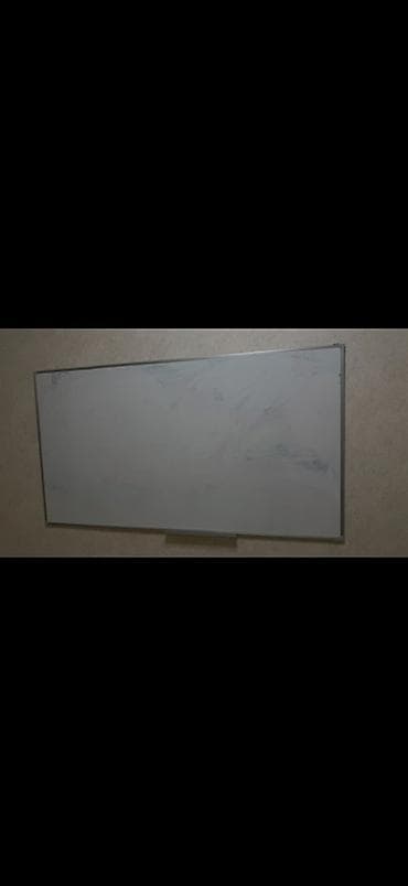 Маркерная доска настенная (whiteboard) - Поверхность: гладкая белая at lalafo.kg Маркерная доска настенная (whiteboard) - Поверхность: гладкая белая