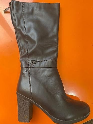 ботам: Женские сапоги и ботильоны Diva, черные… размеры 39-40. - Материал — 7