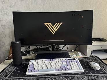 изогнутый монитор: Изогнутый ультраширокий монитор Acer Nitro 34" - Диагональ: около 34" — 4