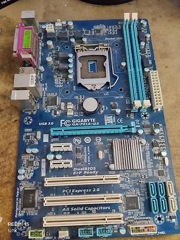xeon e5 2640: Материнская плата для ПК, Б/у, Gigabyte, LGA1155 — 1