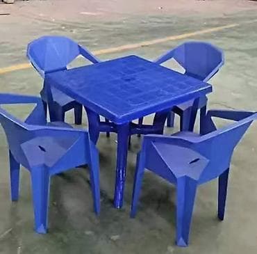 столл: Комплект садовой мебели, Стол, Пластик — 1