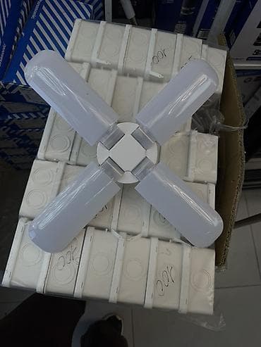 Лампочки: Светодиодная лампа FAN LED Bulb Fan Blade, модель 045. - Мощность: 55 — 4