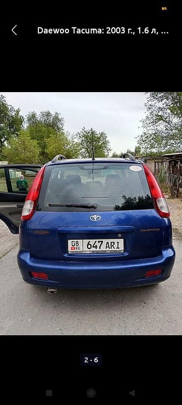 деу такума: Daewoo Tacuma: 2003 г., 1.6 л, Механика, Бензин, Вэн/Минивэн — 3