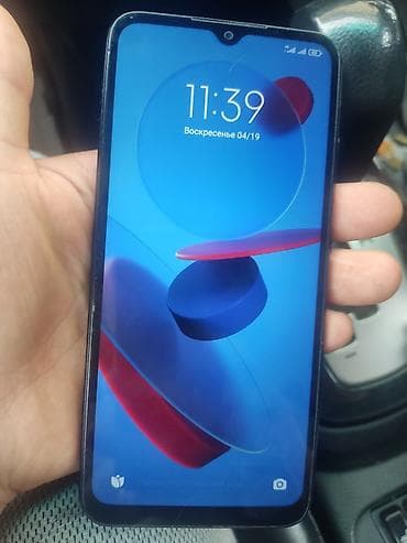 бу телфоны: Redmi, Redmi 9A, Б/у, цвет - Черный — 3