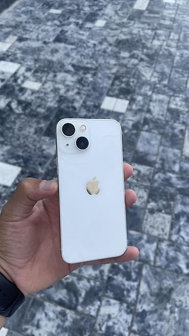iphone 10plus: IPhone 13 mini, Б/у, 128 ГБ, Белый, 100 % — 1