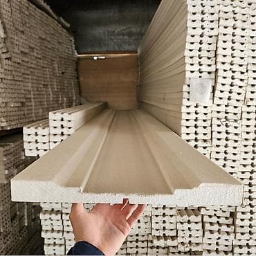 Декоративные фасадные наличники/карнизы из пенополистирола с защитным