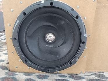 Автоунаа электроникасы: Сабвуферный модуль на динамике Kenwood в фазоинверторном деревянном — 1