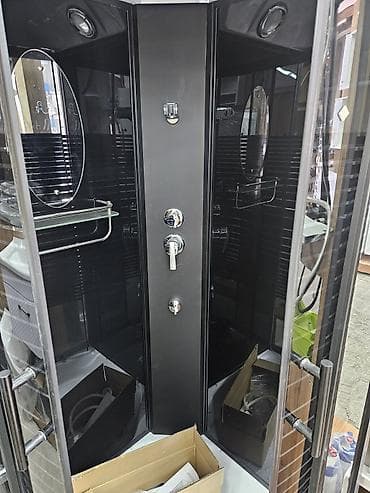 Сантехника: Душевая кабина Полукруглая, Покрытие: Тонированное — 7