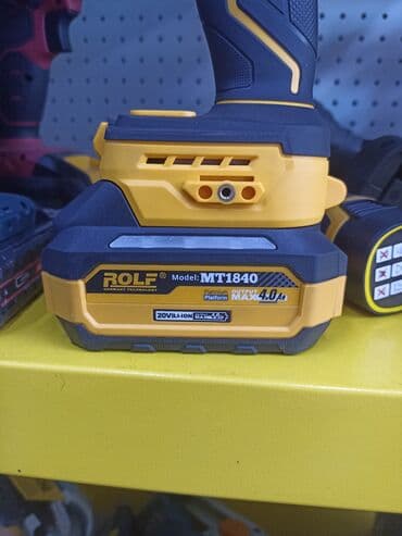 дрель настольный: Два бесщеточных импульсных гайковерта ROLF MT1840. Инструменты — 4