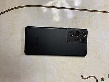 Samsung Galaxy S21 Ultra 5G, Б/у, 256 ГБ, цвет - Черный, 2 SIM