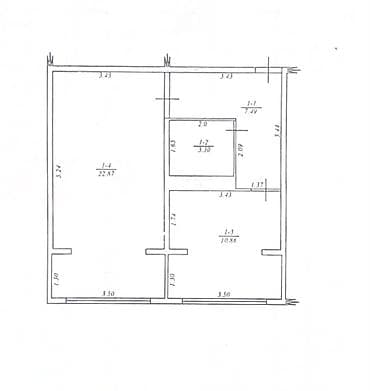 45: 1 комната, 45 м², Кок-Жар ж/м 106 серия, 6 этаж, Евроремонт — 7