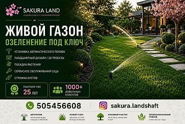 сакура цветы: Живой газон и озеленение под ключ от SAKURA LAND Комплекс работ: - — 1