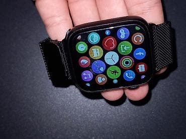 Акылдуу сааттар: Смарт-часы Watch10 - Классический прямоугольный корпус с сенсорным — 4